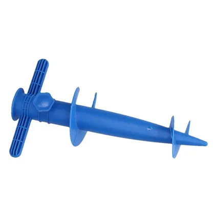 Benson Blauwe parasolhouder / parasolboor - 30 cm 2