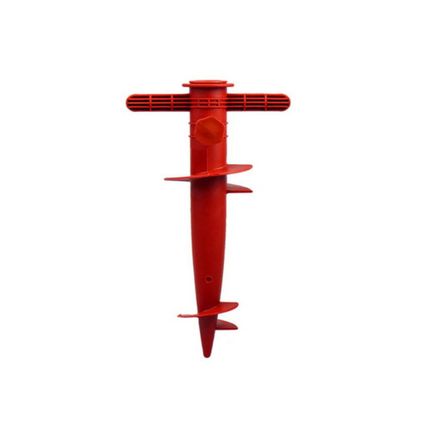 Parasolharing - rood - kunststof - D22-32 mm x H31 cm