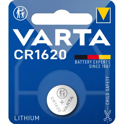 Pile alcaline Varta Lithium Coin CR1620