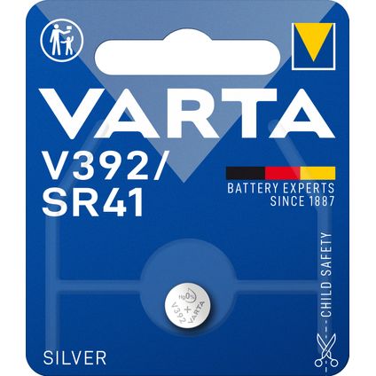 Varta alkalinebatterij Silver Coin V392/SR41
