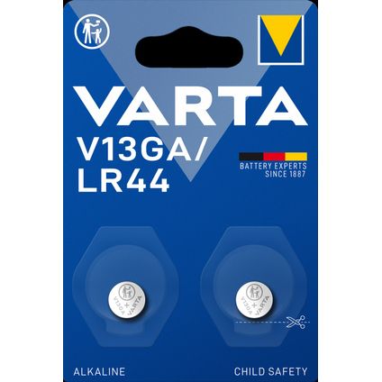 Pile alcaline Varta Alkaline Special V13GA/LR44 2 pièces