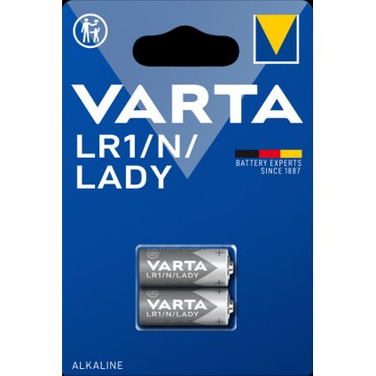Pile alcaline Varta Alkaline Special LR1/N/Lady 2 pièces