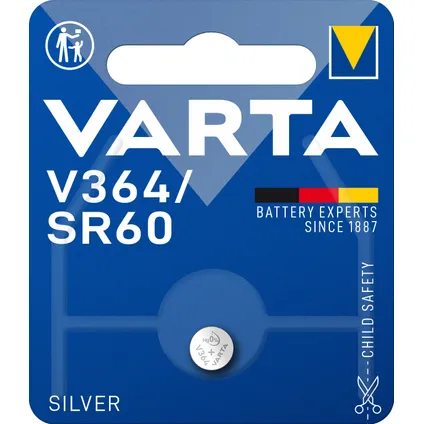 Varta alkalinebatterij Silver Coin V364/SR60
