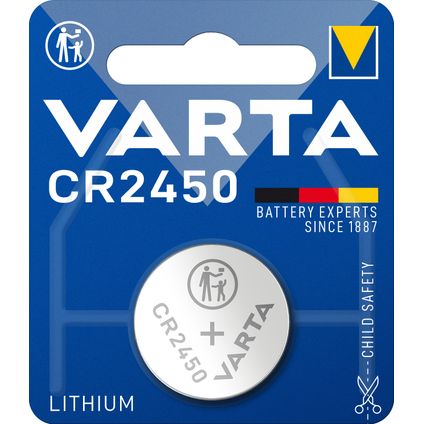 Varta alkalinebatterij Lithium Coin CR2450