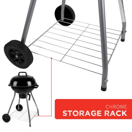 BBQ Collection Barbecue Ø 45 cm Houtskool 7