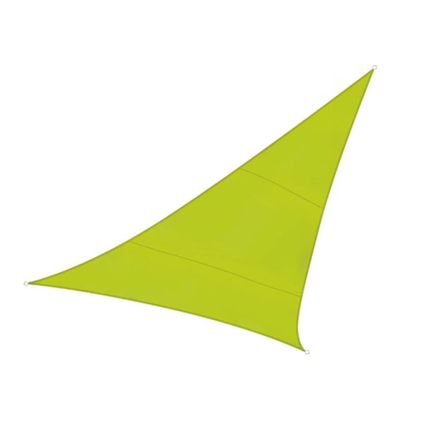 Perel Voile d'ombrage, hydrofuge, 3, 3.6 m x 3.6 m, Triangle, Vert