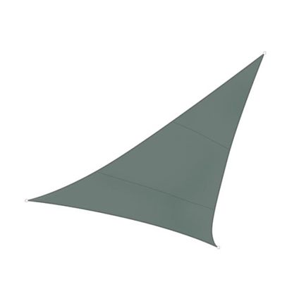 Perel Voile d'ombrage, hydrofuge, 3, 3.6 m x 3.6 m, Triangle, Vert