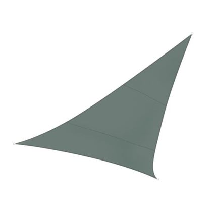Perel Voile d'ombrage, hydrofuge, 5 x 5 x 5 m, 5 m x 5 m, Triangle, Vert