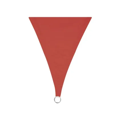 Perel Schaduwdoek, waterafstotend, 5 x 5 x 5 m, 5 m x 5 m, Driehoek, Rood 3