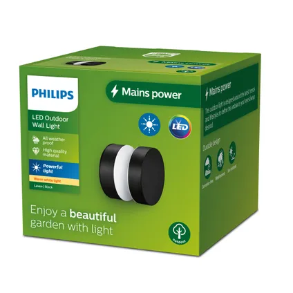 Philips LED wandlamp Laven G15526 warm wit 1 st 2