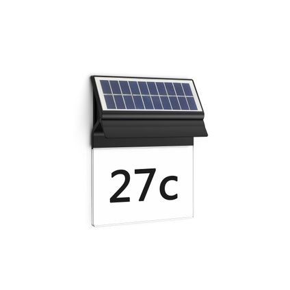 Applique solaire Philips Enkara noir numéro de maison 0,2W