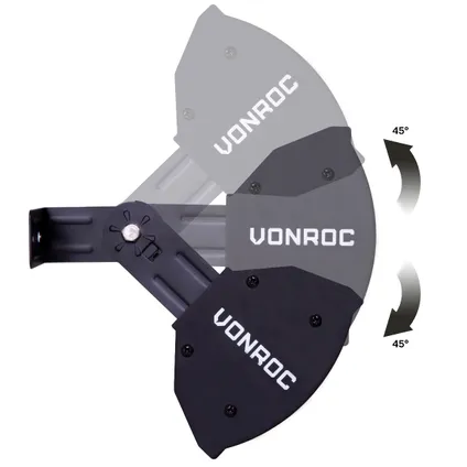 VONROC Heater Marsili 2000W – Met afstandsbediening - Zwart 4