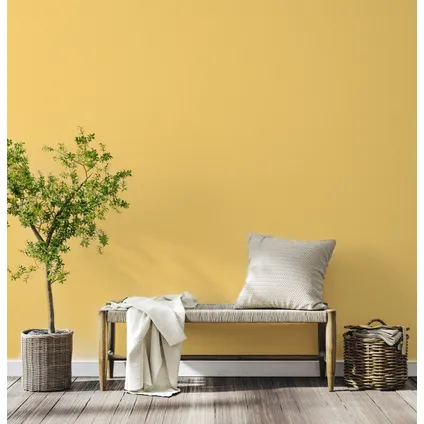 Decoverf peinture murale couleur jaune citron, 4L 2