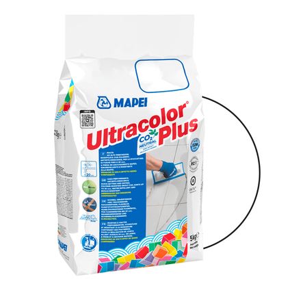 Mapei Ultracolor Plus Mortier de Jointement Hydrofuge 100 Blanc 5 kg