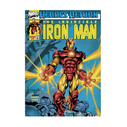 The Invincible Iron Man - Canvas - 70x50 cm