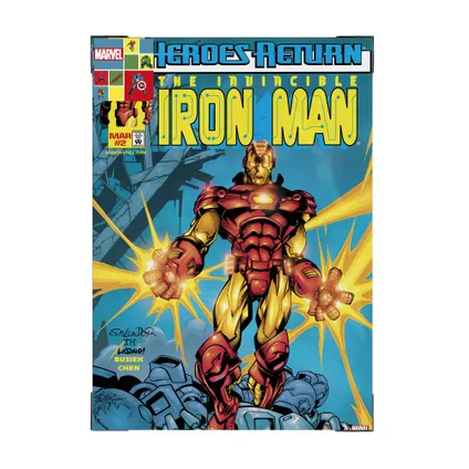 The Invincible Iron Man - Canvas - 70x50 cm 5
