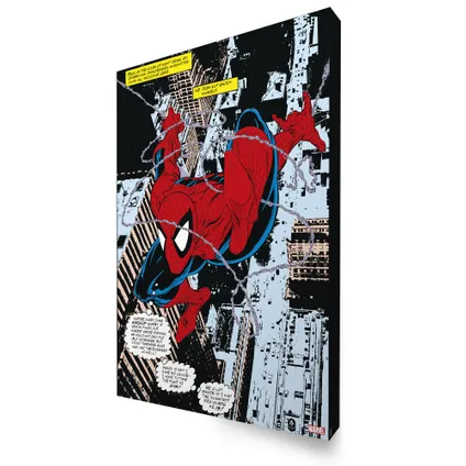 Spiderman Chasing Venom - Canvas - 70x50 cm 3