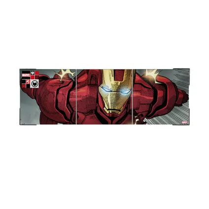 Iron Man Classic - Canvas Set van 3 - 30x90 cm 5