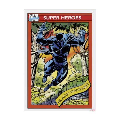 Toile imprimée Super héros Panthère Noire