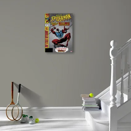 Toile imprimée La toile de Spiderman 70 x 50cm Multicolore 2