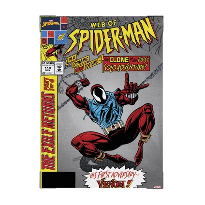 Toile imprimée La toile de Spiderman 70 x 50cm Multicolore 5