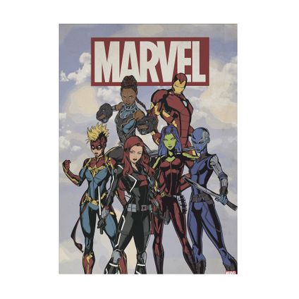 Disney | Marvel Comics | Marvel Avengers Group - Canvas - 70x50 cm