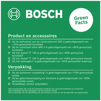 Laser ligne Bosch UniversalLevel 360 Premium ensemble dans sac 10