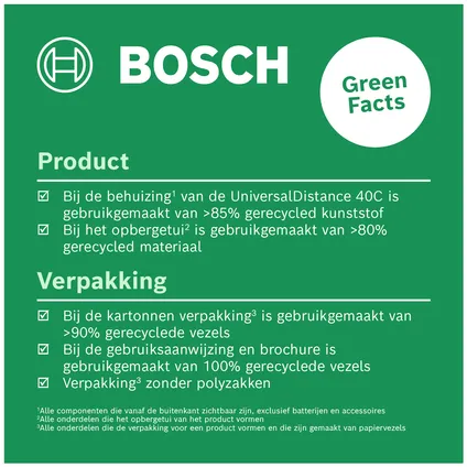 Bosch laserafstandsmeter UniversalDistance 40C 8