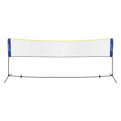 Filet de badminton 4m filet de volley-ball/tennis bleu portable hauteur 155 cm