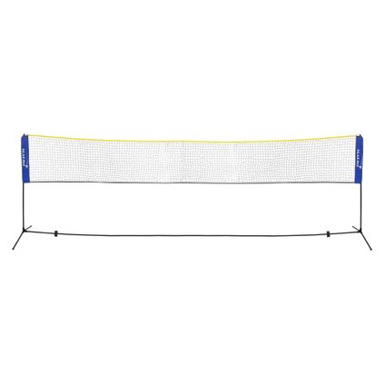 Filet de badminton 5m filet de volley-ball/tennis bleu portable hauteur 155 cm