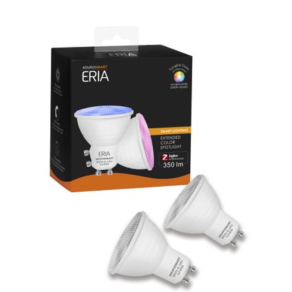 AduroSmart ERIA® Tunable Colour spot, GU10 fitting (2-pack)
