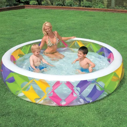 Piscine Gonflable Intex Multicolore, pour Enfants, Ø 229x56 cm, Ronde, en PVC, Capacité 750 l 4