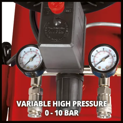 Einhell compressor met olie TC-AC 420/50/10 V - 2200W - 10 bar - 3PK 8