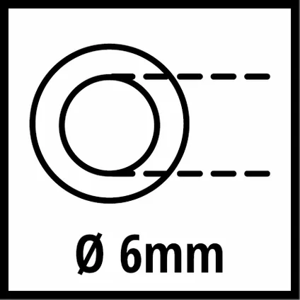 Einhell hogedrukslang Ø6 mm - 10m 4