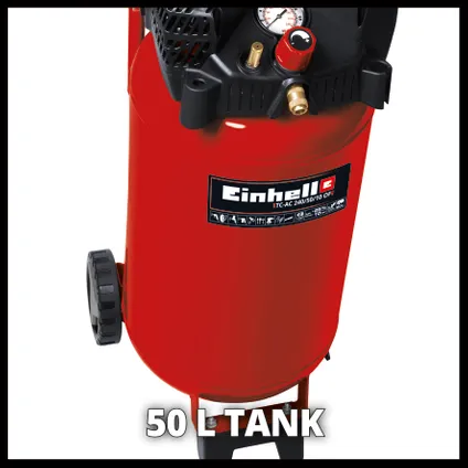 Einhell compressor olievrij TC-AC 240/50/10 OF - 1500W - 50L - 10 bar 3