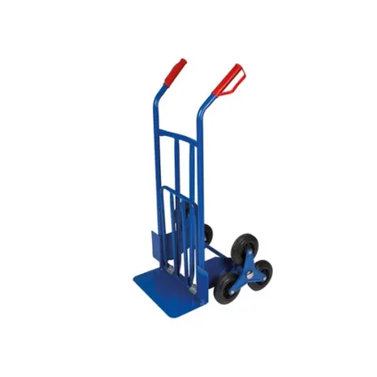 Toolland Diable monte-escalier, pliable, acier, 150 kg, Bleu 3