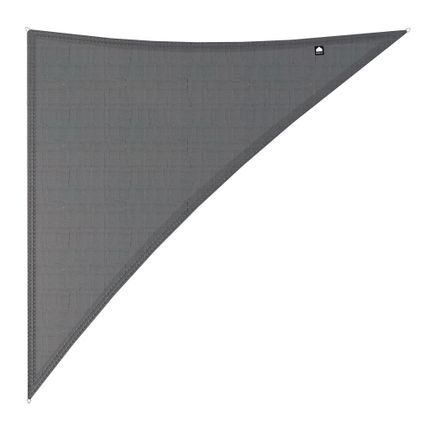 Kopu® Toile d'Ombrage Triangle 5x5x7,1 m 230 grammes Imperméable - Gris