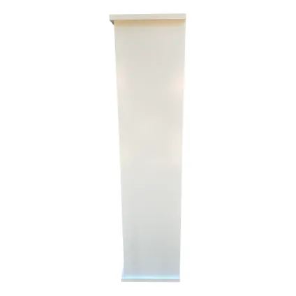 Toiletrolhouder met toiletroldispenser Miami - 18x18x75 cm - Wit 5