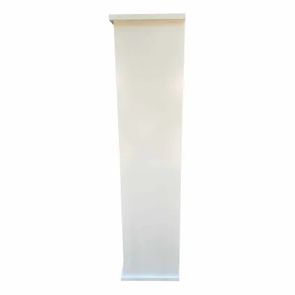 Toiletrolhouder met toiletroldispenser Miami - 18x18x75 cm - Wit 8