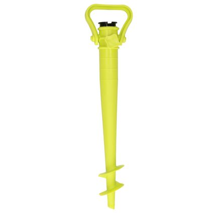 Parasolharing - geel - kunststof - D40 mm x H37 cm - parasolhouder