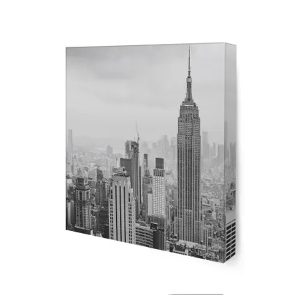 Set de 5 toiles imprimées City 80 x 60cm Noir, blanc 3