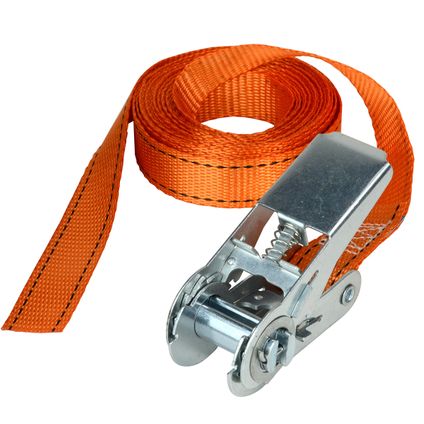 Master Lock spanband met ratel FastLink oranje 5mx25mm