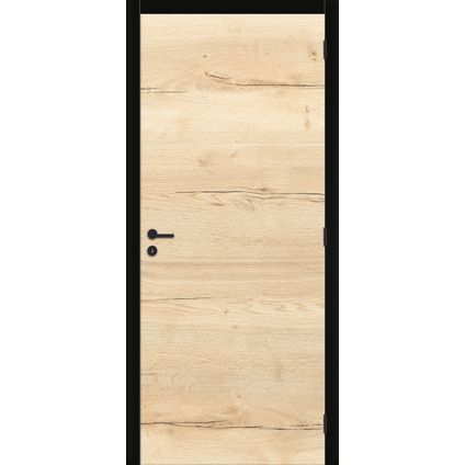 Bloc-porte Thys Concept Woodfeeling Natural Oak + Kit Black 63x201,5cm