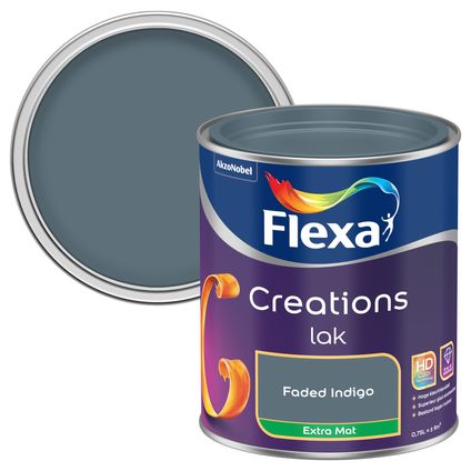 Flexa Creation faded indigo lak extra mat 750ml