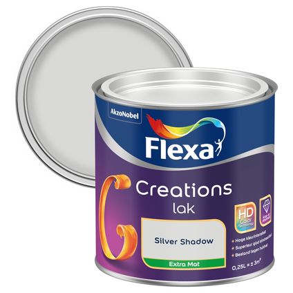 Flexa Creation silver shadow lak extra mat 250ml