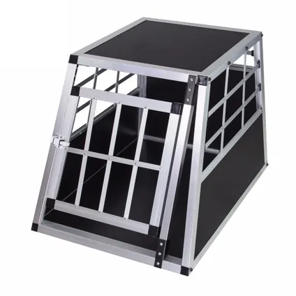 4animalz® petit Autobench chien - Cage pour chien en aluminium 2