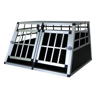 4animalz® Autobench - Cage pour chien avec 2 portes - 89x69x50 cm Medium