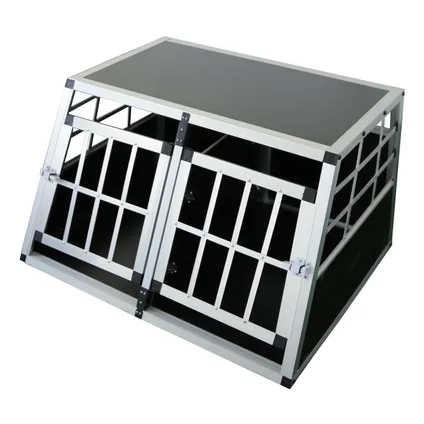 4animalz® Autobench - Cage pour chien avec 2 portes - 89x69x50 cm Medium 3