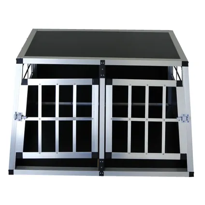 4animalz® Autobench - Cage pour chien avec 2 portes - 89x69x50 cm Medium 6