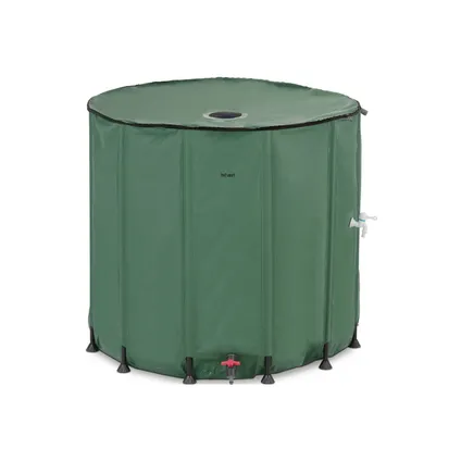 hillvert Réservoir d'eau de pluie - pliable - 1000 l HT-WT-1000LN